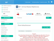 Tablet Screenshot of bip.wejherowo.pl