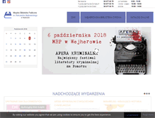 Tablet Screenshot of biblioteka.wejherowo.pl